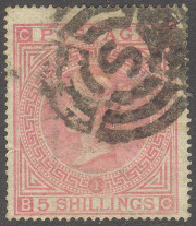 Smith Elder & Co Precancel on Five Shilling
